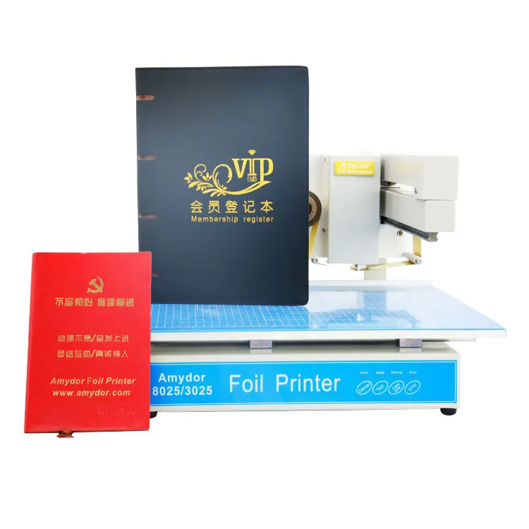 Individuation Digital Hot Stamping Foil Printing Machine for License Plate PVC Card