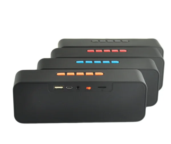 Amazon Top Sell Factory Outdoor Portable Stereo Speaker with HD Audio Enhanced Bass Dual Driver TF Card Speaker