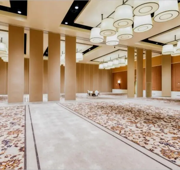 
Nigeria hotel soundproof folding door partition Acoustic movable partition door operable wall for Kenya banquet hall 