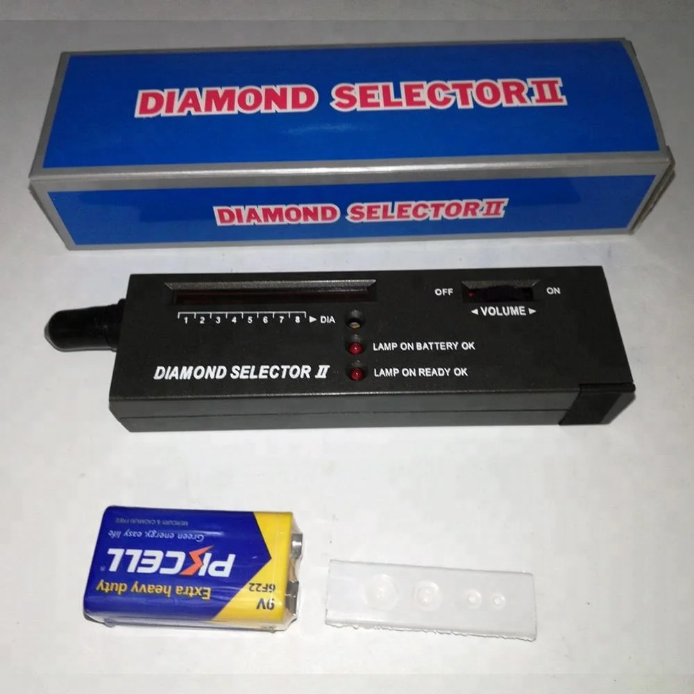 High Accuracy Diamond Tester Professional Jeweler For Novice and Expert - Diamond Selector II 9V Battery Included