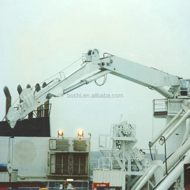 Marine Deck Hydraulic Knuckle Telescopic Boom Crane