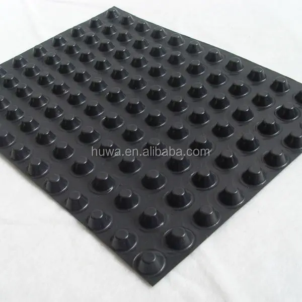
Foundation Slab Moisture Barrier HDPE Underground Basement waterproofing membranedimple drain supplier 