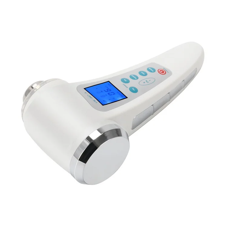 Portable handheld ion ultrasound   beauty machine  SC396    Facial Firming  Led Light Therapy   Device