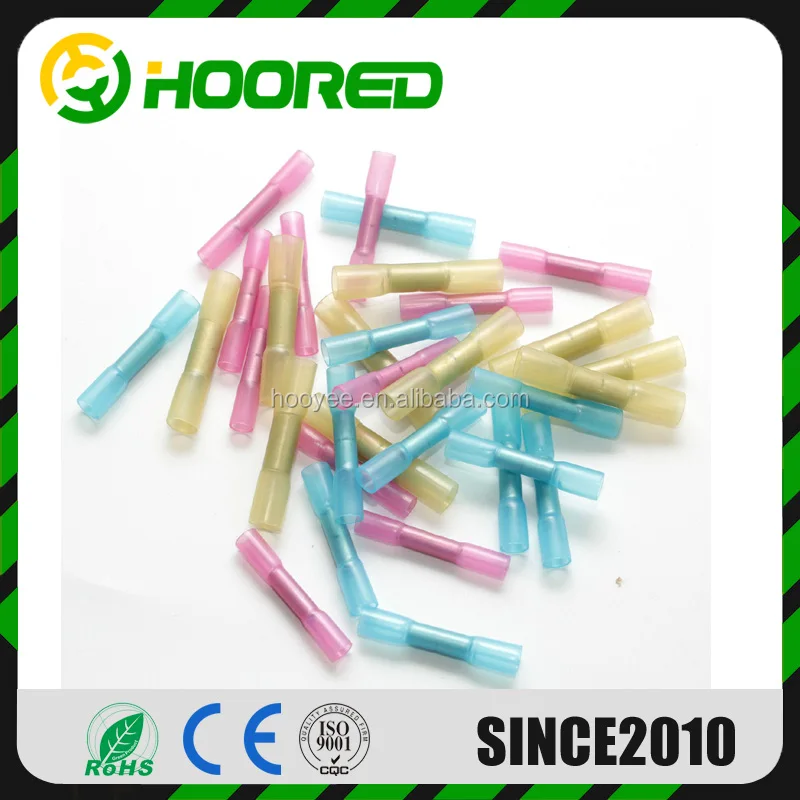heat shrinkable sealing sleeve / heat shrink butt connector / waterproof solder sleeve seal heat wire splice connector