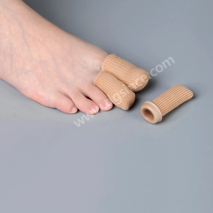 Factory direct sales sebs silicone gel finger toe protectors tube