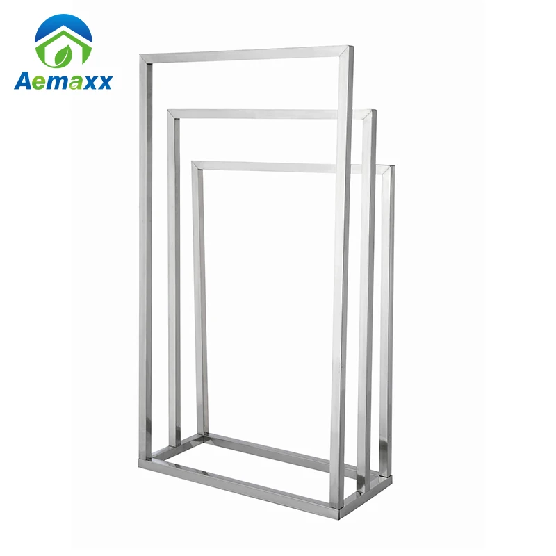  Превосходное качество лестница из нержавеющей стали стойка для полотенец ванной комнаты