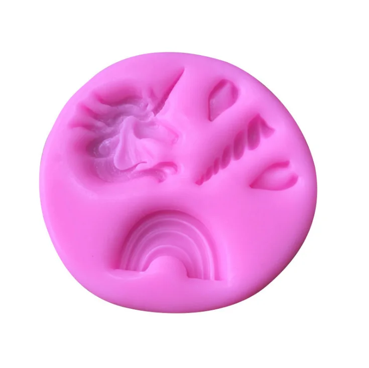 Amazon Wholesale custom unicorn mold decorating silicone cake mold set