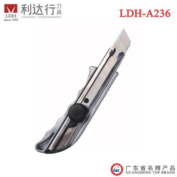 15.5cm Good Performance Silver Color Aluminum Alloy Cover Luxury Craft Cutter Draw Knife