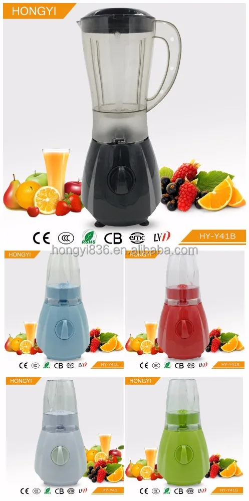 Newest blender smoothie maker power juicer 1.5L plastic table blender mixer juicer