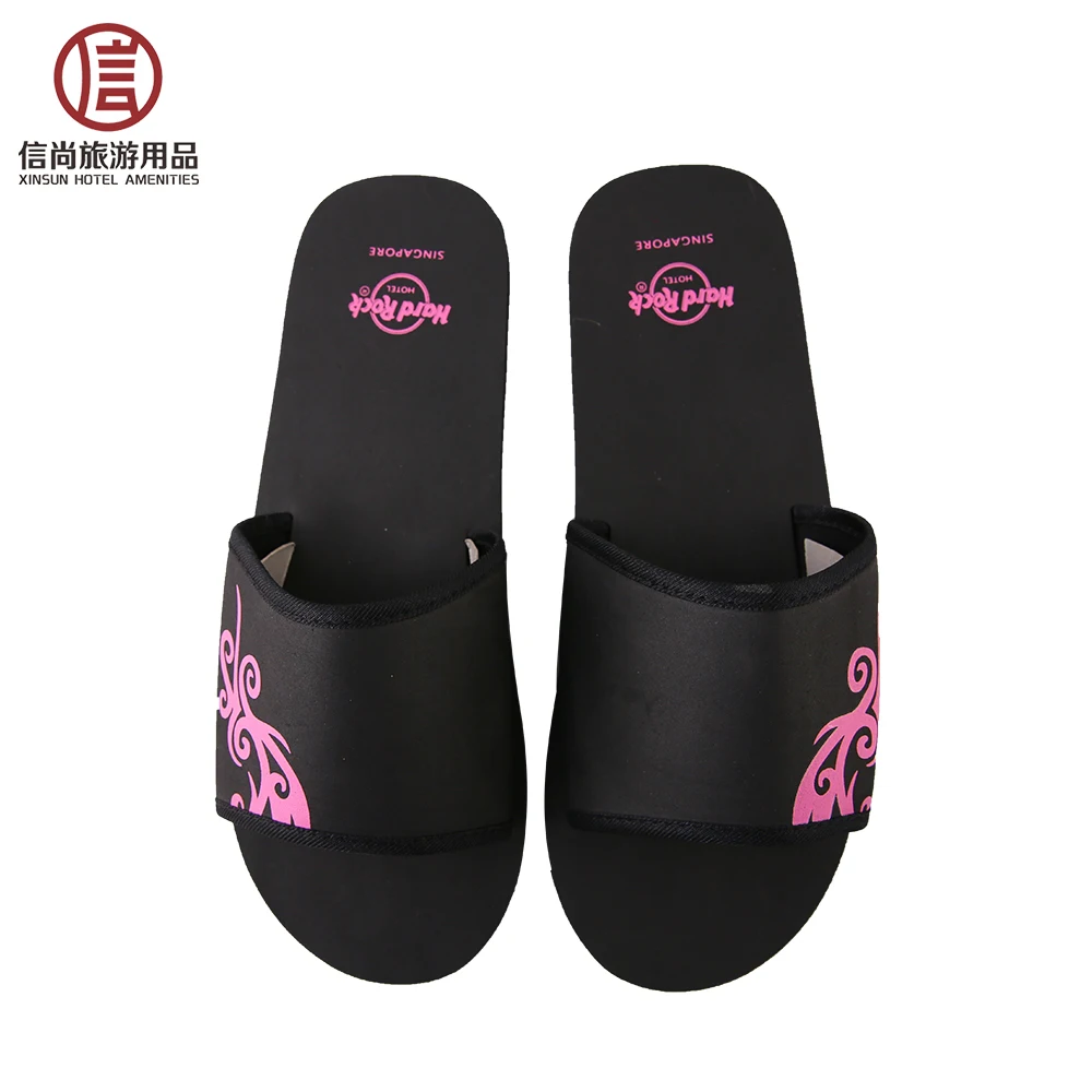 Custom beach pvc plastic slipper with logo
