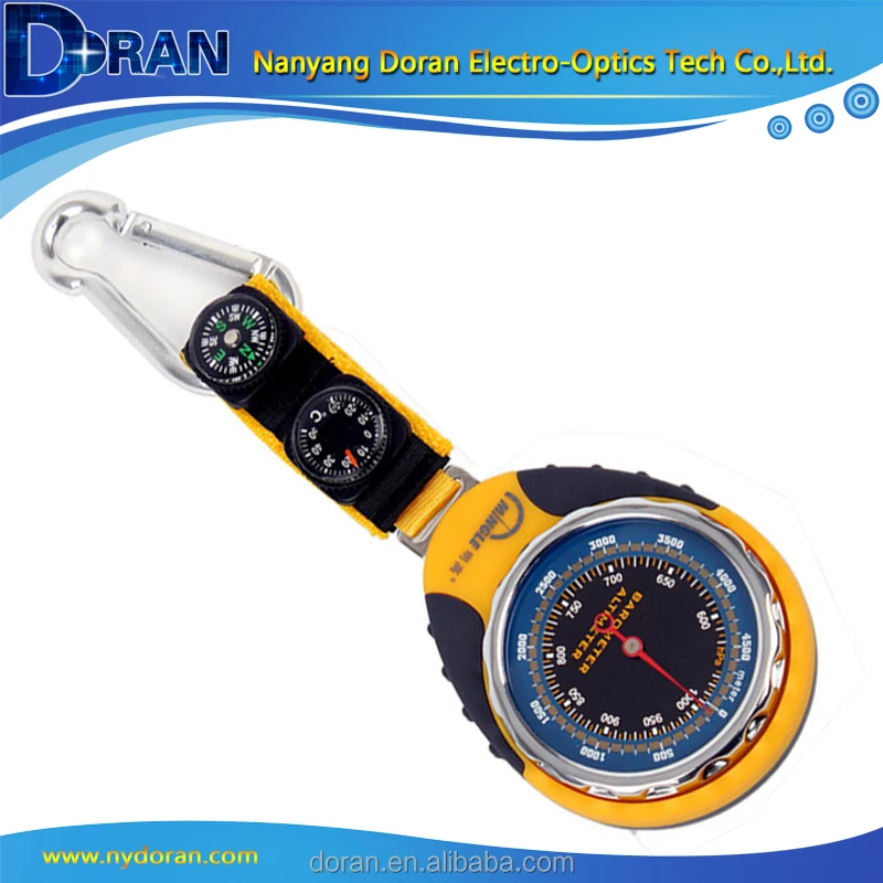 
4 in 1 Outdoors Mountaineering Hiking Altimeter Barometer Thermometer Compass 