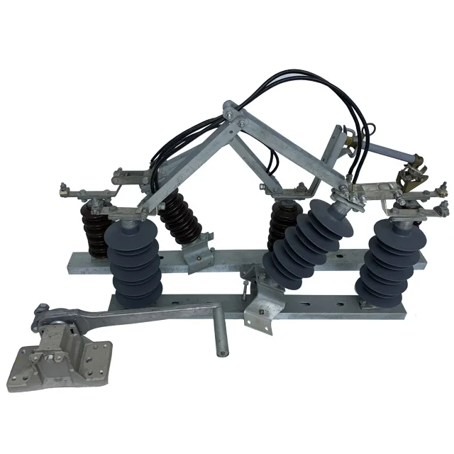 High Voltage Disconnectors Single Phase and 3 Phase Disconnector Switch 20a 400 V Ac Cabinet Mount Air Load Brake Switch 24kv