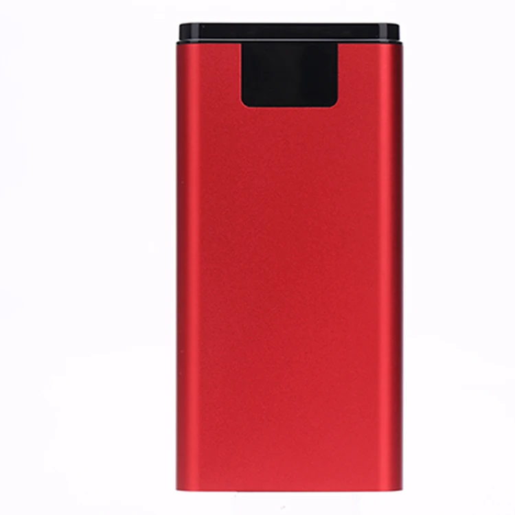 
High quality LCD digital display 12000mAh power bank polymer external battery for phones pads tablets 
