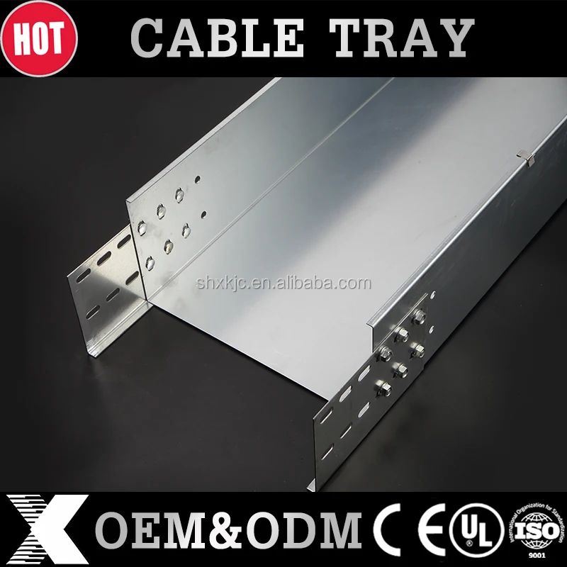 Горячий окунутый оцинкованной стали кабельного лотка