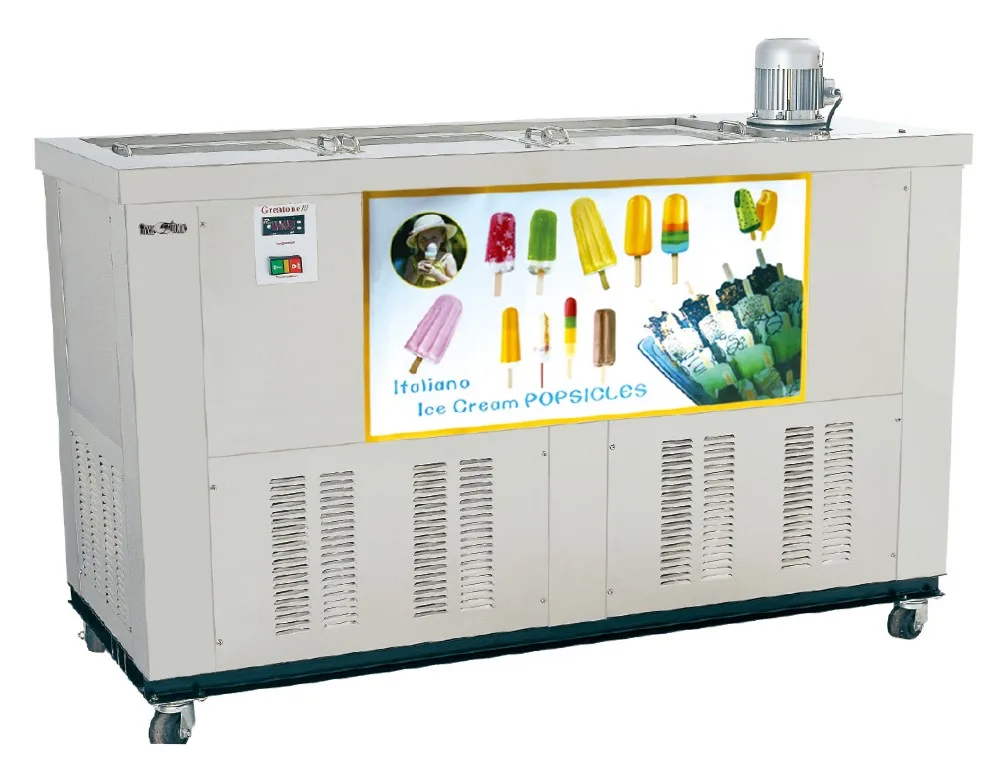 Popsicle Factory Ice Cream Machine Commercial Fit 6 Moulds Ice Candy Ice Lolly Popsicle Maker Machine PBZ-06N
