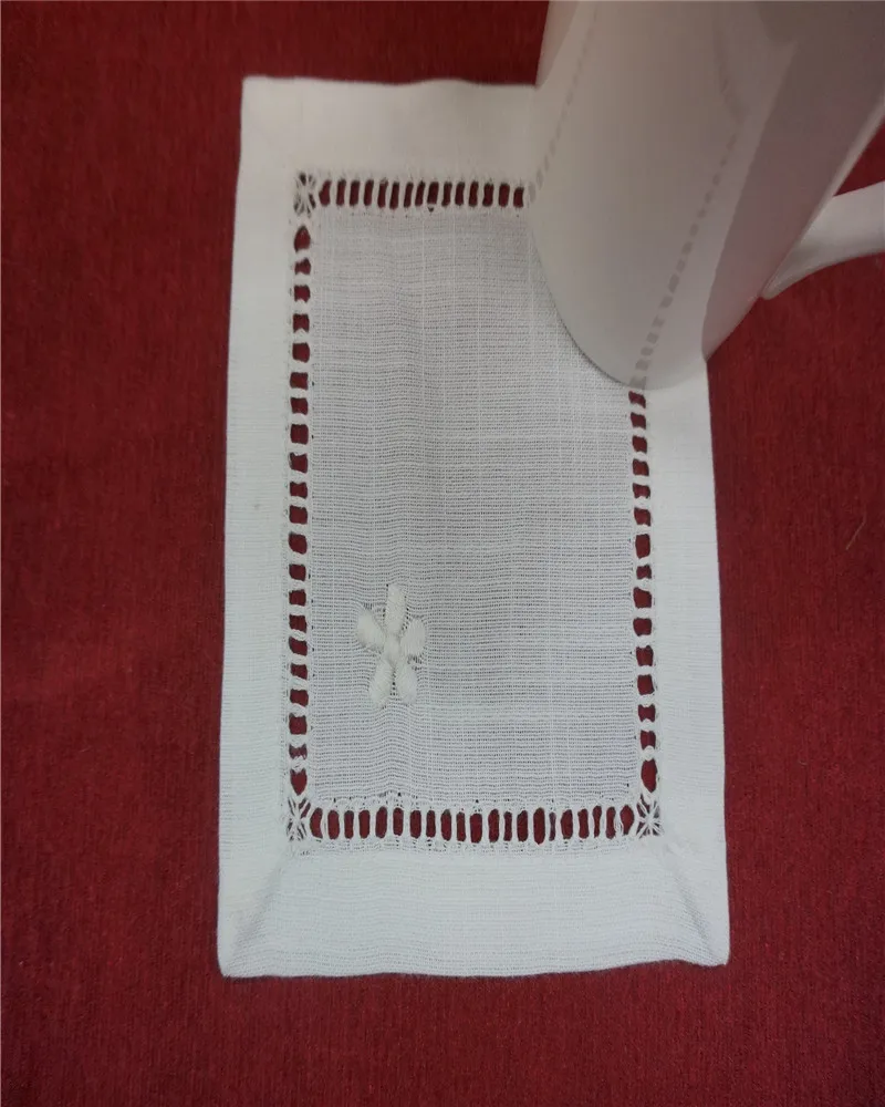 Custom embroidered cocktail napkins wholesale linen table napkins