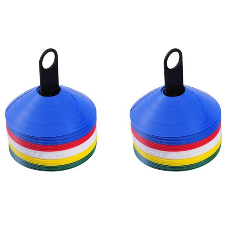 Football Training Soccer Small Cones Maker Block Soccer Disc Cones With Holder