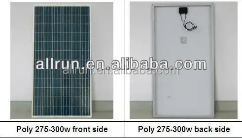 New arrived allrun popular in Middle East 12v solar panel / PV solar panel price 270w 300w