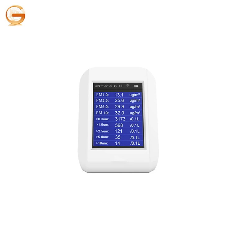 
Indoor Air Quality Detector Gas Portable PM 2.5 Monitor Air Pollution Meter 