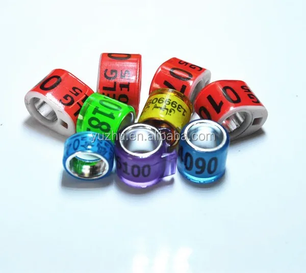 rings for pigeon custom by clients request MOQ 100pcs all kinds poultry rings with EXW price