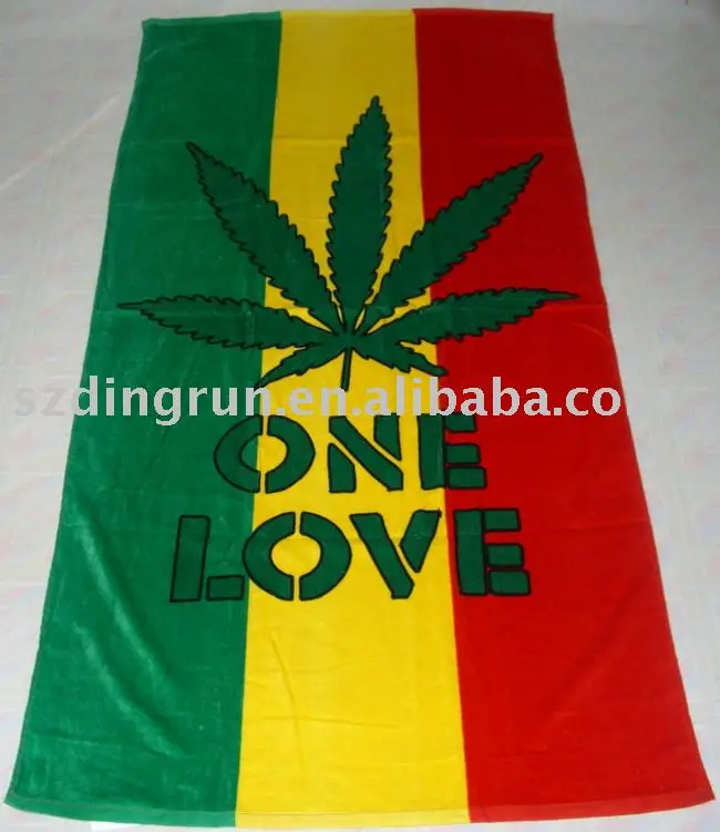 OEKO-TEX Supplier 2018 Wholesale Custom cheap 100% Terry Cotton colorful reactive printed pool bath beach towel with stripe