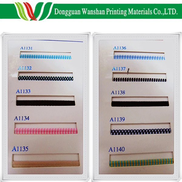 High quality hardcover book cotton material colourful band