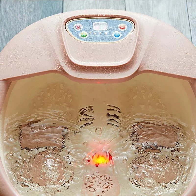 Electric Plastic Ionic Portable Bubble Massage Tub Hydro Sana Detox Foot Spa Bath Roller Massager