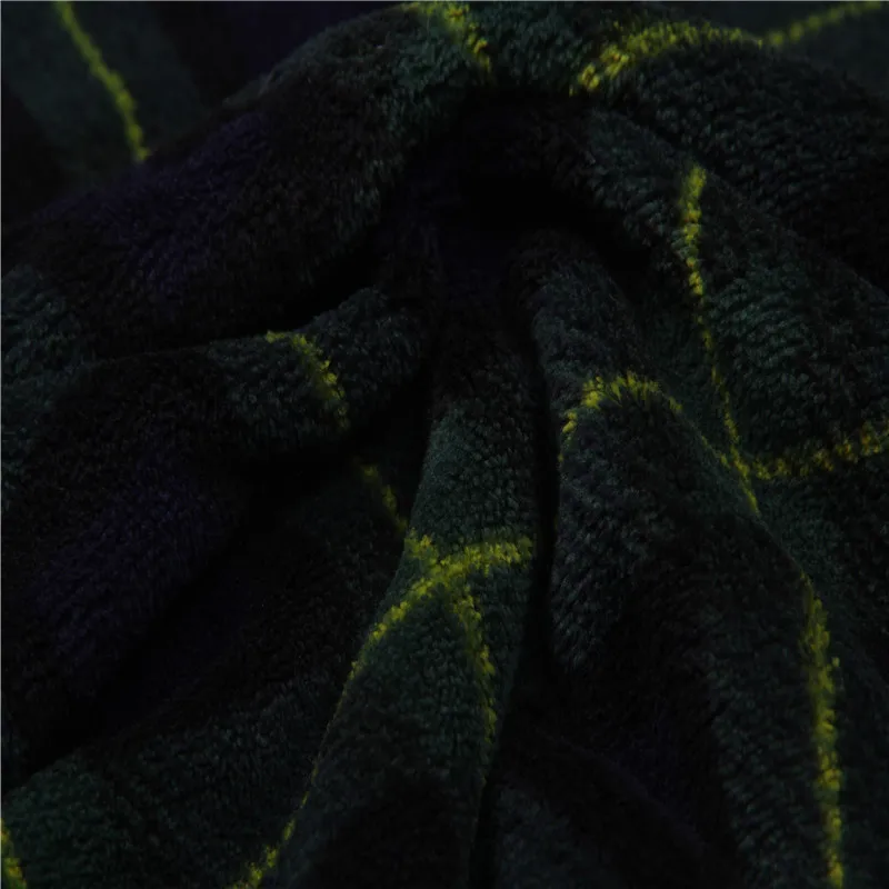 2021 прочная цветная мягкая на ощупь Двусторонняя бархатная Полиэстеровая клетчатая Коралловая флисовая ткань