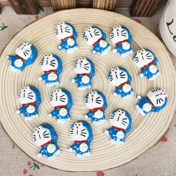 Resin Flatback Flat Back Cabochon Kawaii DIY Resin Craft Decoration Mini Cow Fairy Garden Miniatures Terrarium Figurines