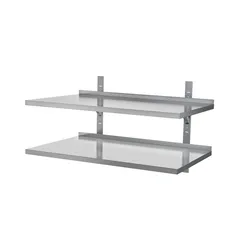 Accept Customize Metal Stainless Steel Commercial Wall Kitchen Shelf