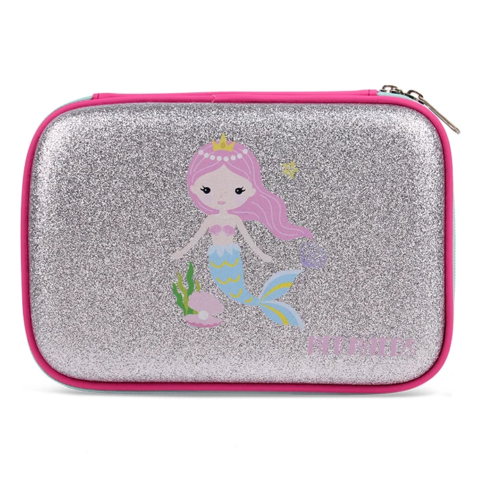 Licheng BX547 Mermaid Pencil Case, Custom Print Glitter School Pencil Bag