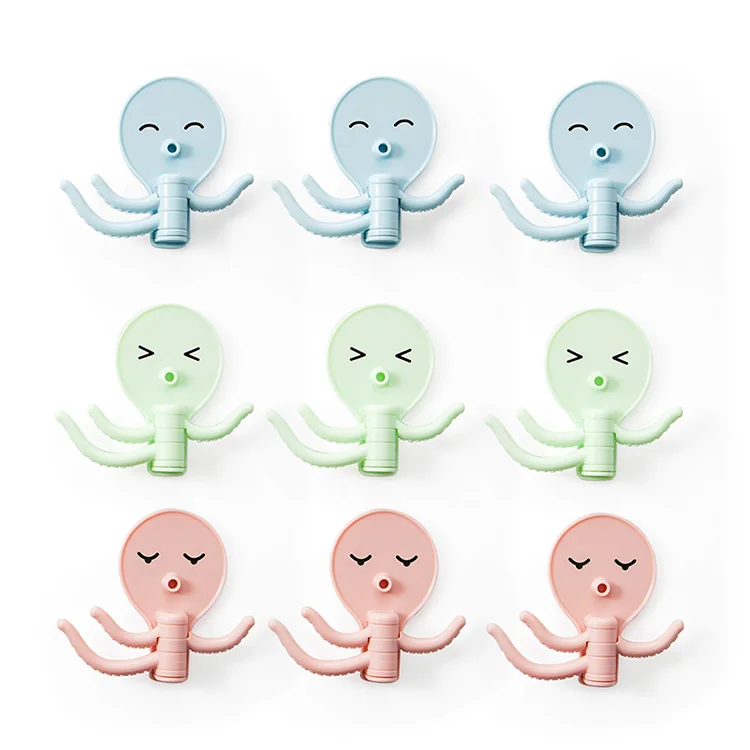Noooth милый дизайн осьминог форма пластиковые двери стены крюк клей Вешалка