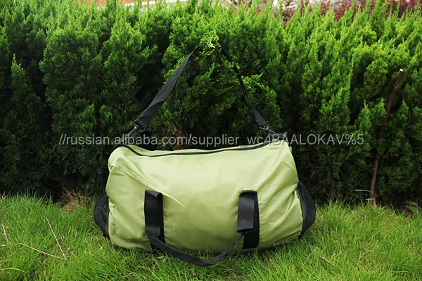 Водонепроницаемый мода складной дорожная сумка с боковыми карманами для бутылок