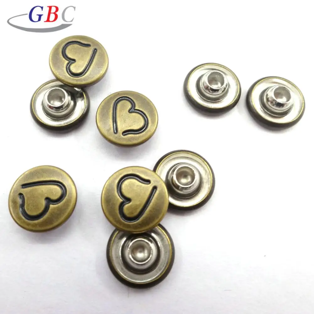 Factory wholesale metal copper rivets jeans