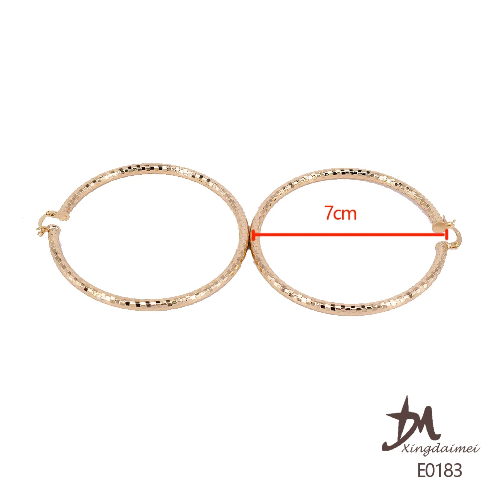 New design women gold hoop earrings E0183