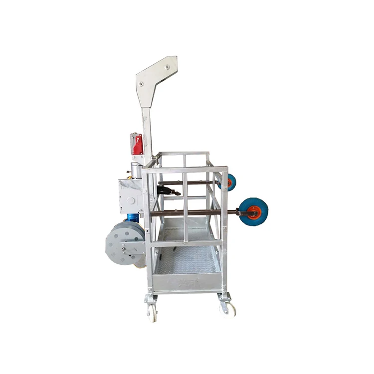 Single suspended platform window cleaning cradle working platform building facade cleaning machine