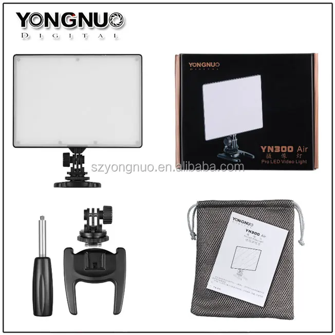 YONGNUO YN300AIR Slim and Portable Lights for Facebook Live Vlog Shooting