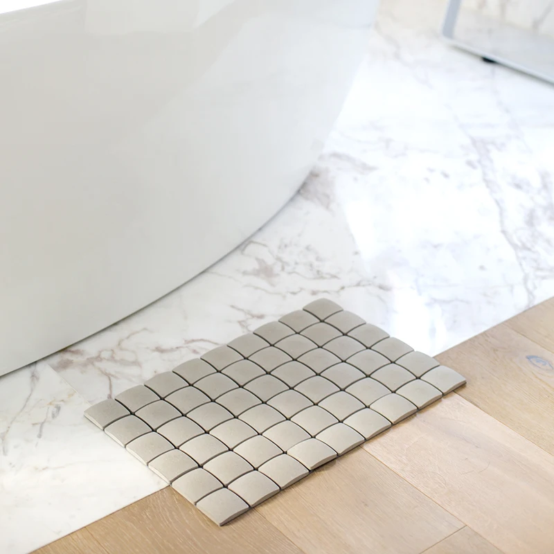 Bathroom Products Foldable Non Slip Diatomite Bath Mat