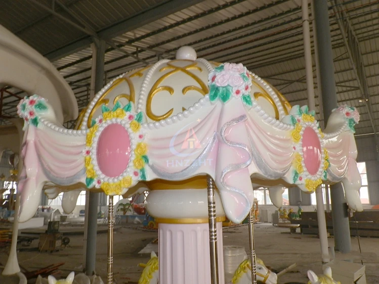 Robot Carousel Amusement Fairground Rides Mini Carousel for Sale