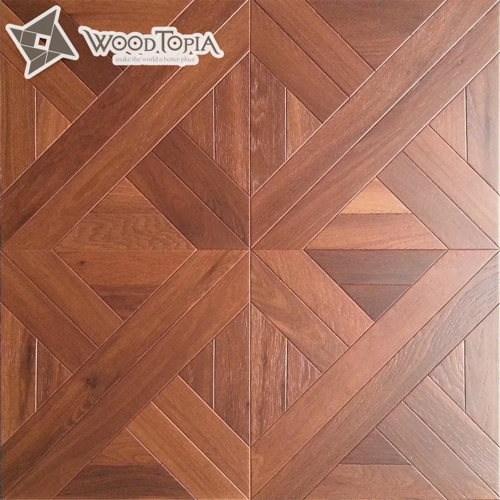 2022 Woodtopia Good quality Luxury Oak wood art parquet flooring