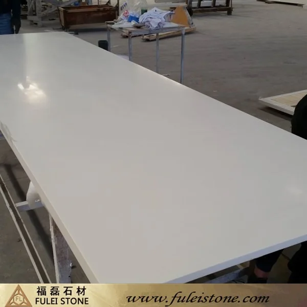 polished china artificial pure white quartzite (good price)