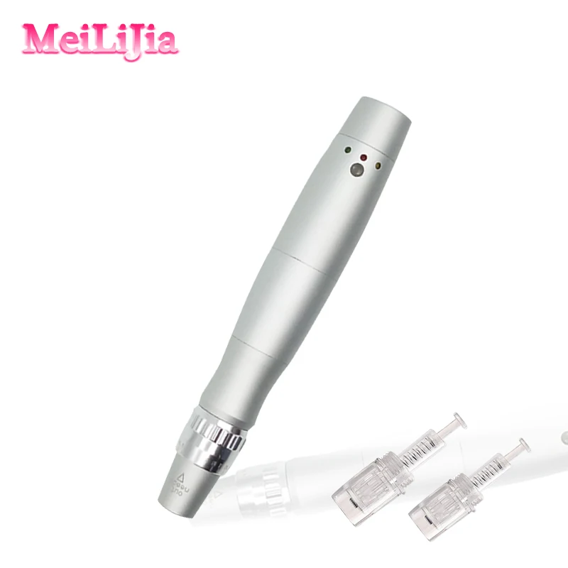  Массажер для лица ухода за кожей импортный инструмент Электрический заряжаемый микро-игольчатый Дерма ролик с сертификацией CE