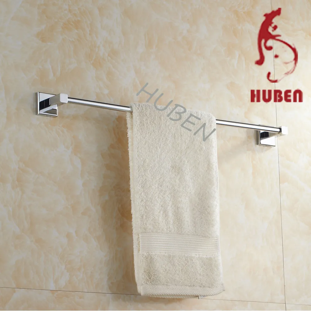 china supply bathroom brass single towel rail