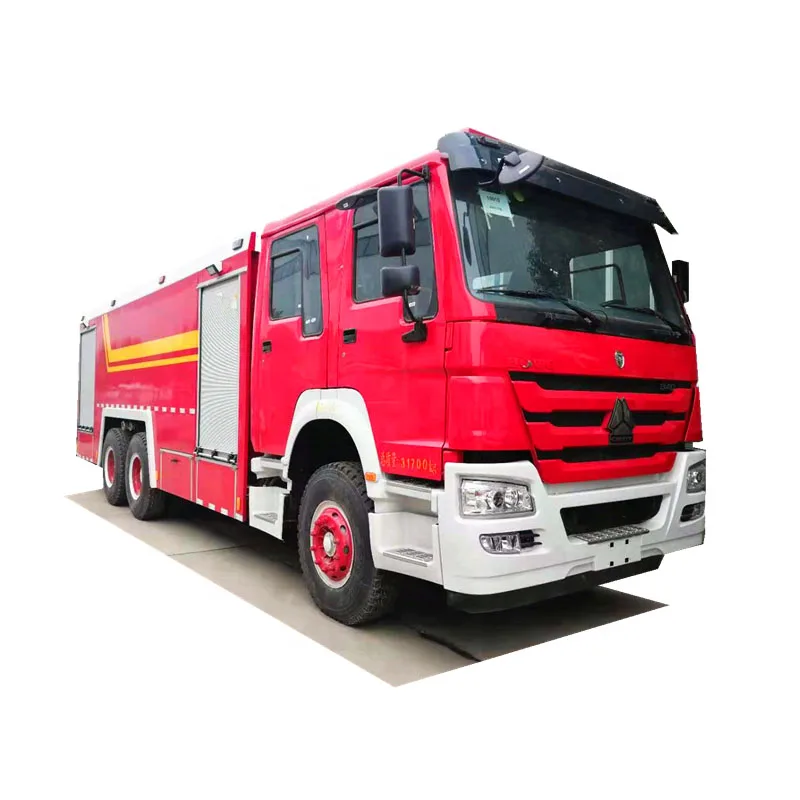 SINOTRUK HOWO 4X2 /6X4 6 колес для малышей с изображением пожарной машины 5000 литров пены резервуар воды