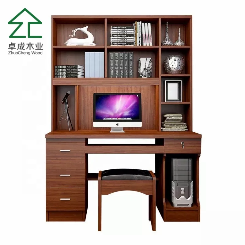 Modern MDF Wooden Office Staff Computer Table For Online Selling