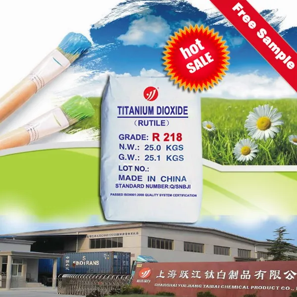  RoHS проверенный TiO2 (диоксид титана) Рутиловый класс изготовленный в Китае по технологии сульфата