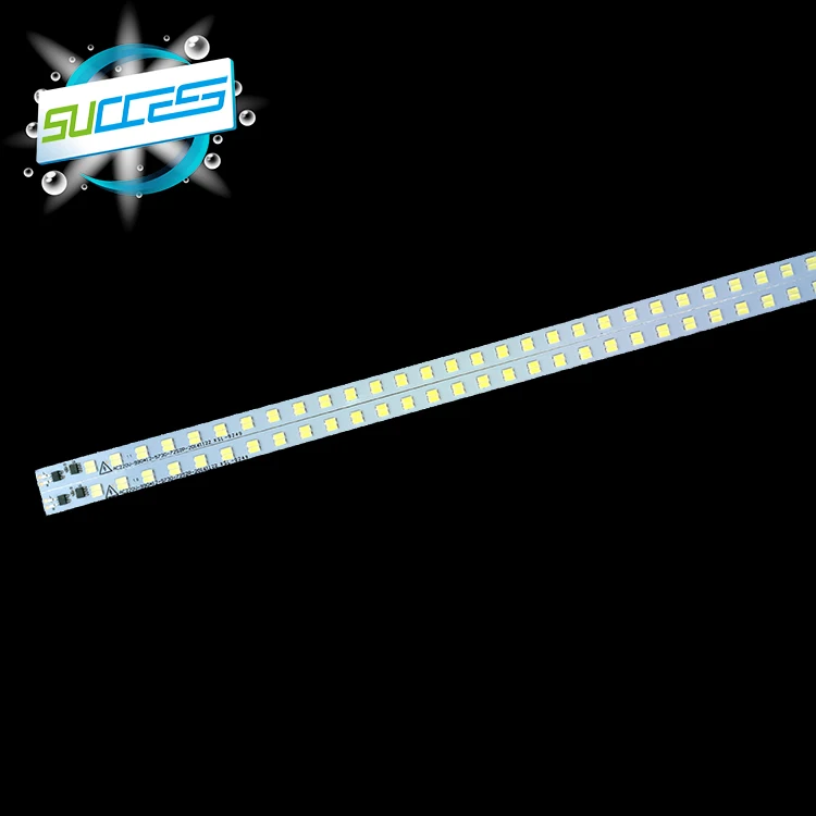 double row 144leds rigid led bar tube pcb board 220v ac direct use for freezer led light
