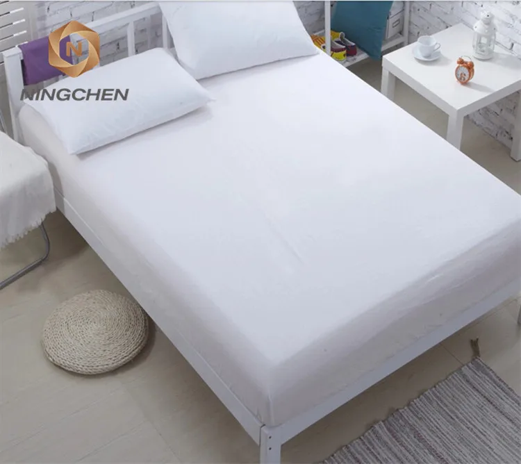 
Plain White Cotton Massage Table Cover Sets Flat Bed Fitted Sheets 