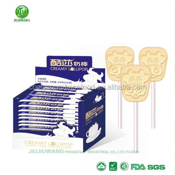 Завернутый cartton форма 30pcs-per упаковка коробки конфеты Молоко леденец