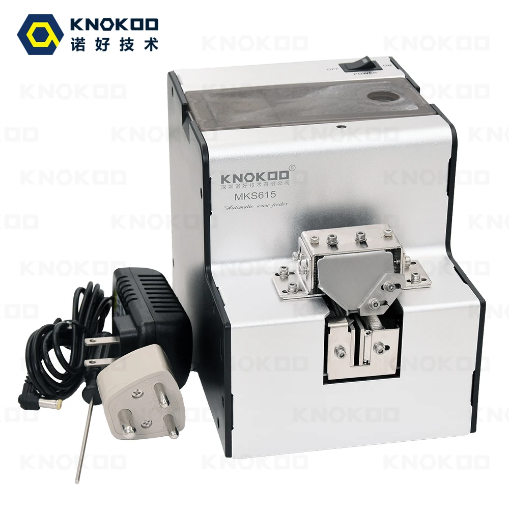 KNOKOO MKS-615 Automatic Screw Feeder with Adjustable Rail,M1-M5 Rail